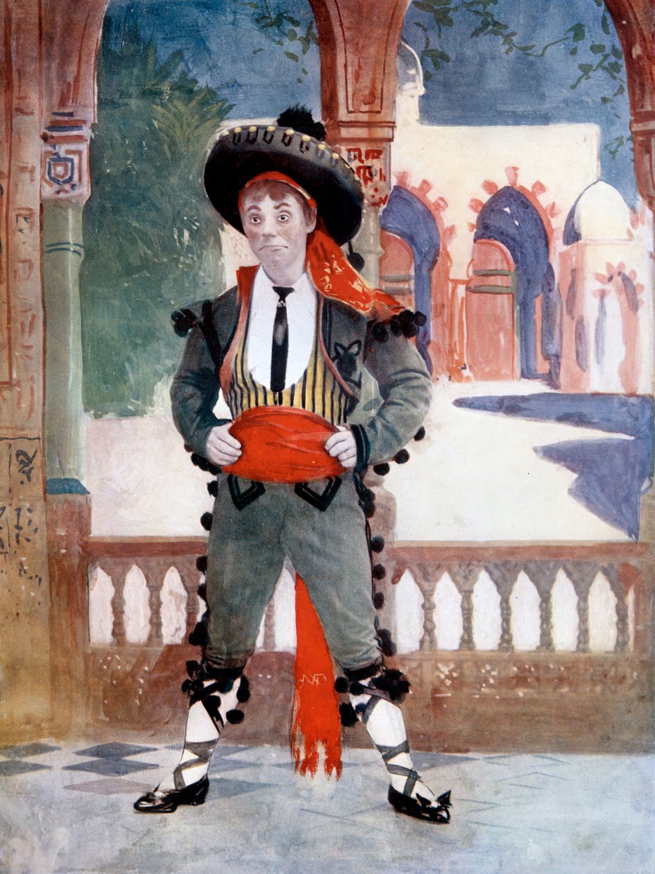 埃德蒙·佩恩（Edmund Payne），《读书人》，c1902年。 作者 埃利斯和沃勒里