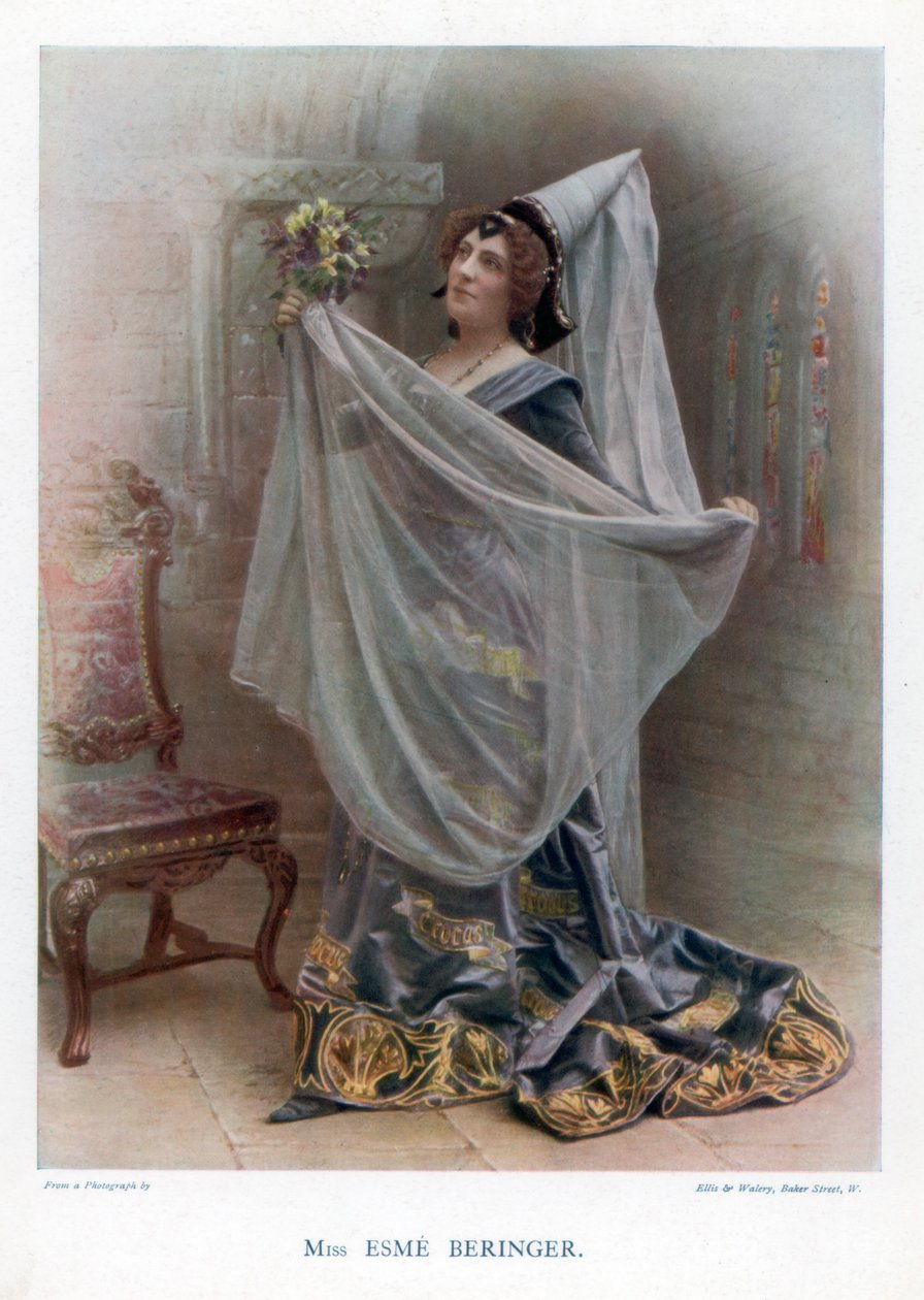 埃斯梅·贝林格（Esme Beringer），英国女演员，1901年。 作者 埃利斯和沃勒里