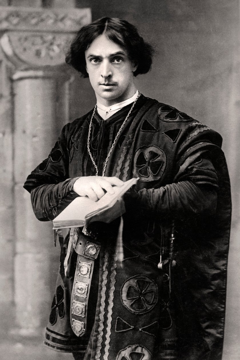 约翰·马丁·哈维（John Martin Harvey）1863-1944，英国演员，1907年。 作者 埃利斯和沃勒里