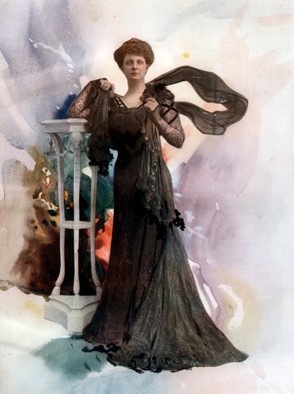 凯特·谢尔盖森（Kate Sergeantson），女演员，c1902。 作者 埃利斯和沃勒里