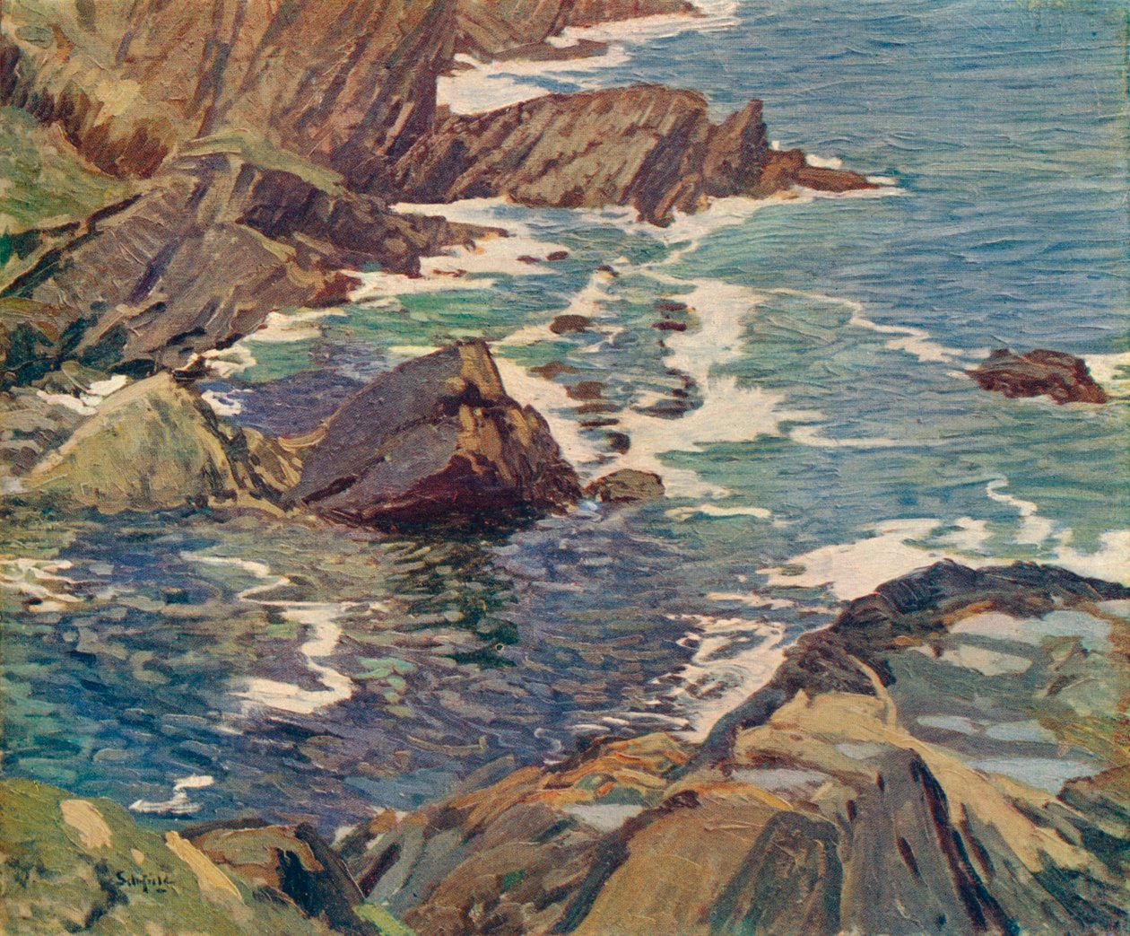 康乃馨海湾"，约1912年 作者 埃尔默斯科菲尔德