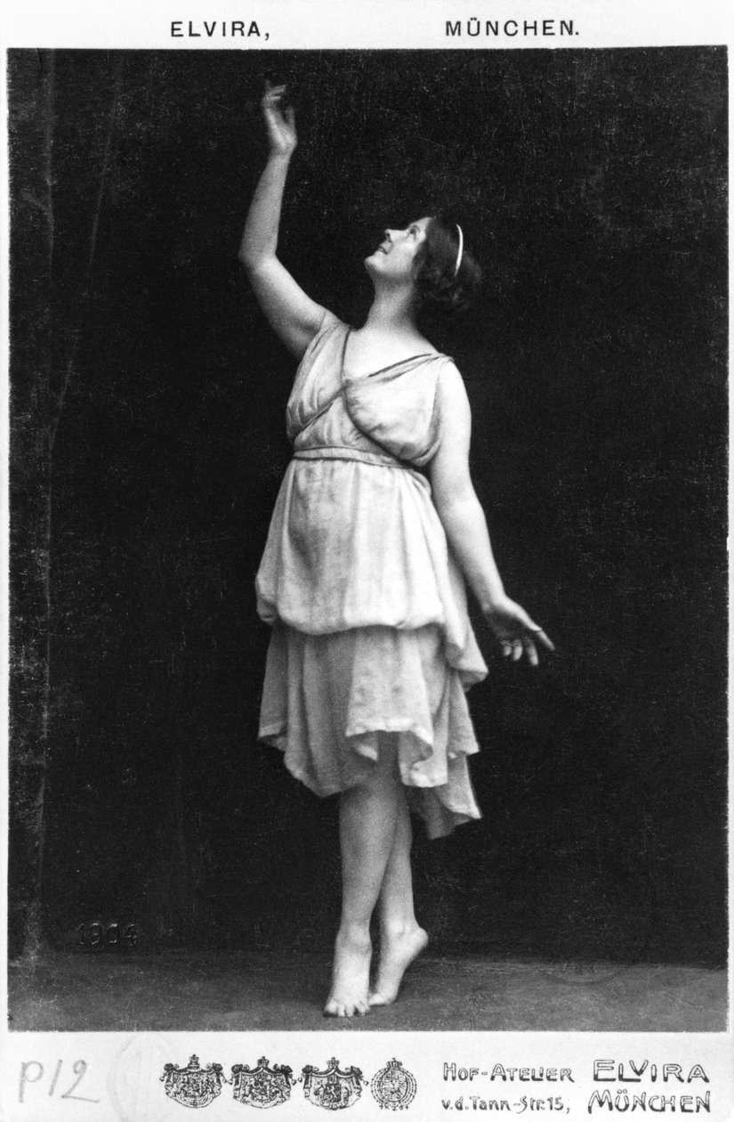 Isadora Duncan（1877-1927）c.1903-04 作者 艾尔维拉工作室
