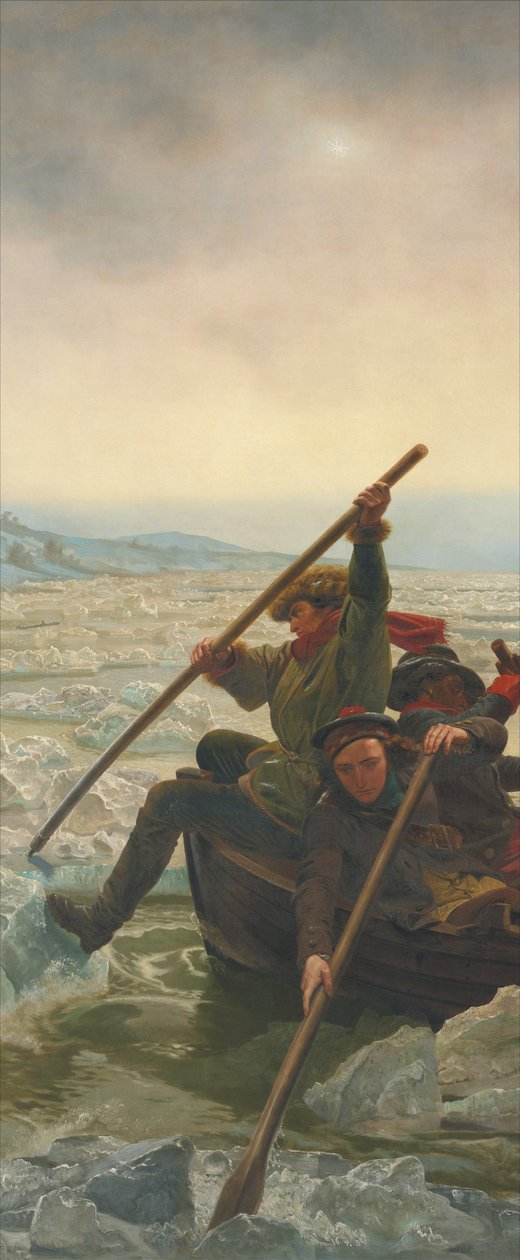 1776年12月25日，华盛顿穿越特拉华河 作者 伊曼纽尔·戈特利布·洛伊茨