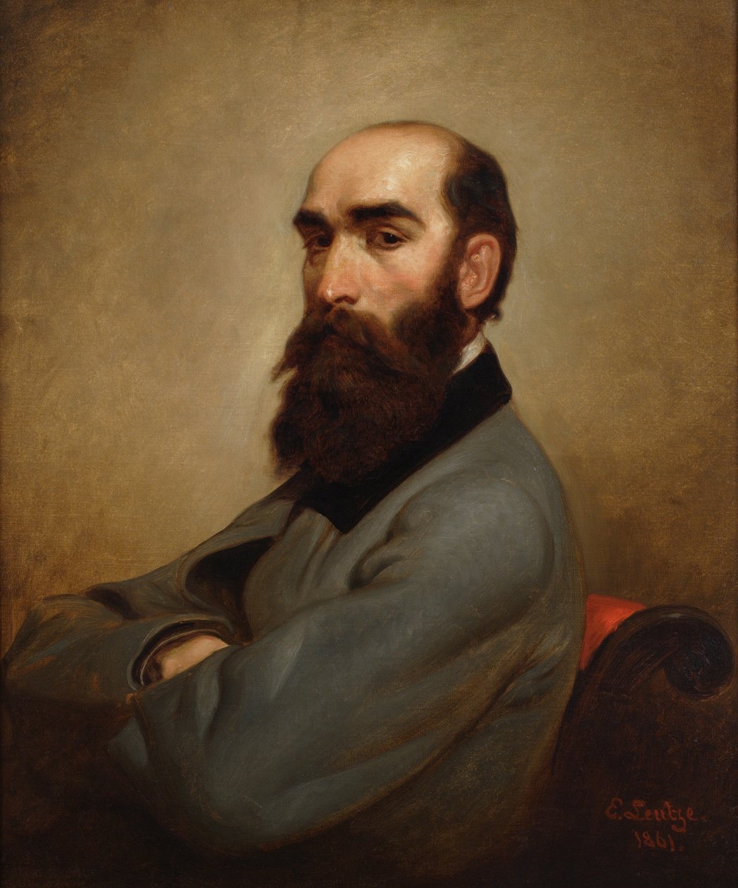 Worthington Whittredge，1861年 作者 伊曼纽尔·戈特利布·洛伊茨