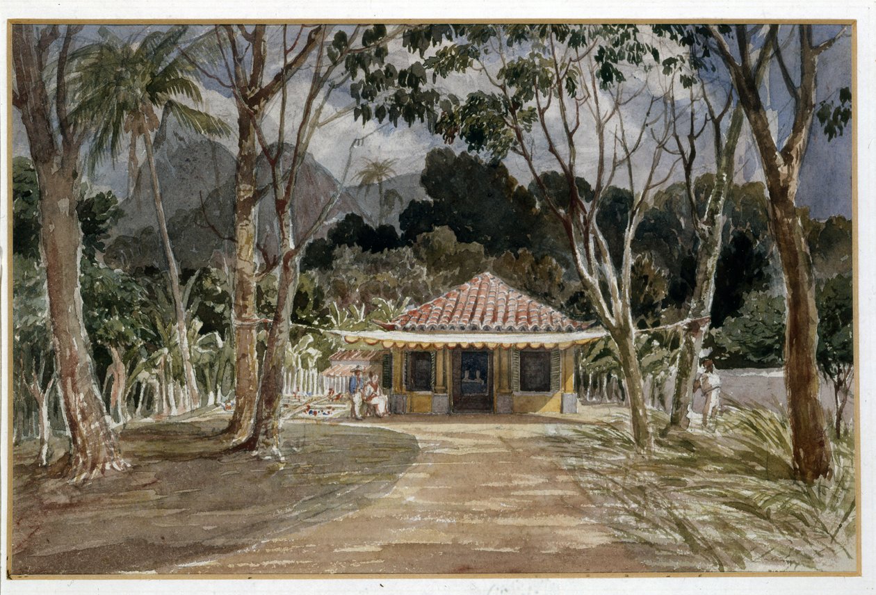 旧路，里约热内卢，1830年 作者 Emeric Essex维达尔