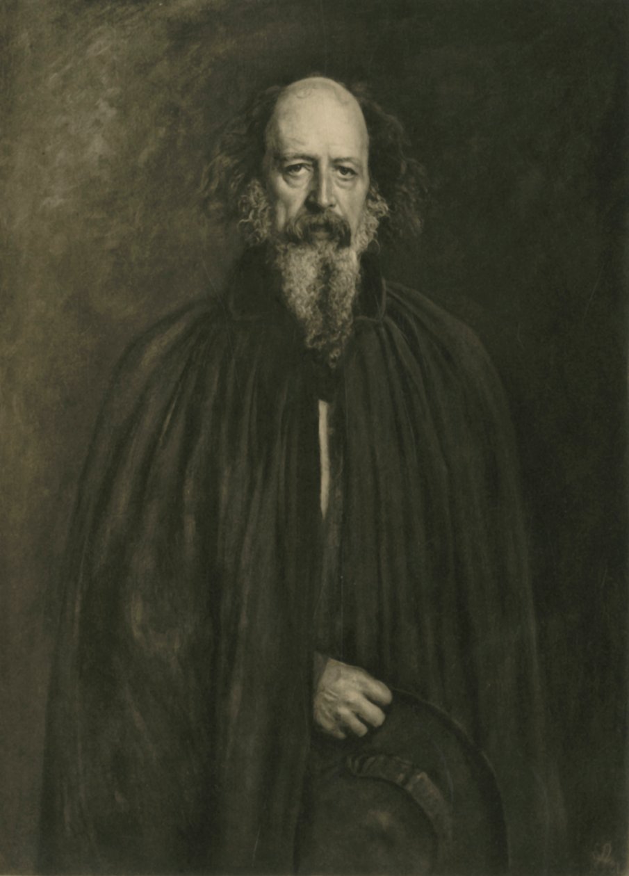 坦尼森勋爵（Alfred Lord Tennyson），1881年，1908年。 作者 埃默里·沃克