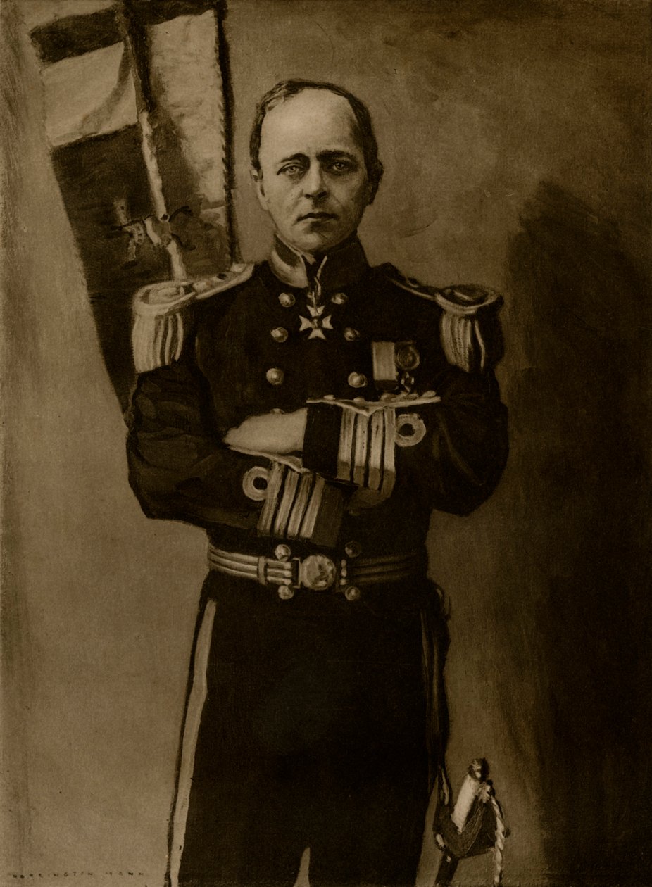 罗伯特·斯科特（Robert F.Scott）上尉，RN，CVO，c1900-1910,1913年。 作者 埃默里·沃克
