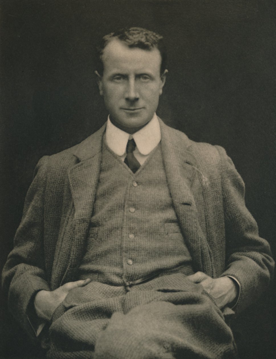 爱德华·威尔逊（Edward A.Wilson），文学士，MB，c1910年代，1913年。 作者 埃默里·沃克