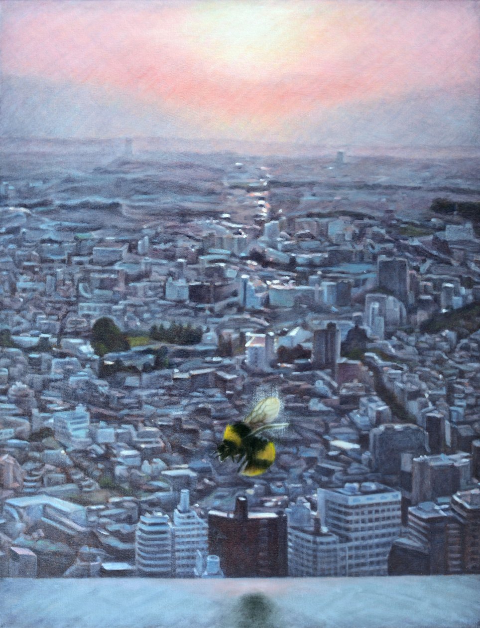 一天结束，2012 年（布面油画） 作者 相田惠美子