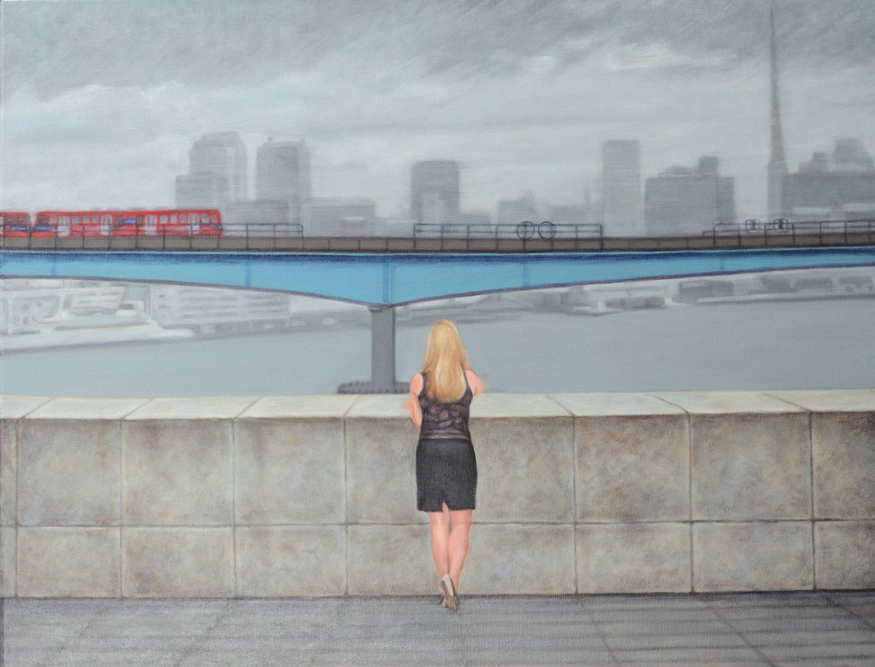 铃声，2012 年（布面油画） 作者 相田惠美子