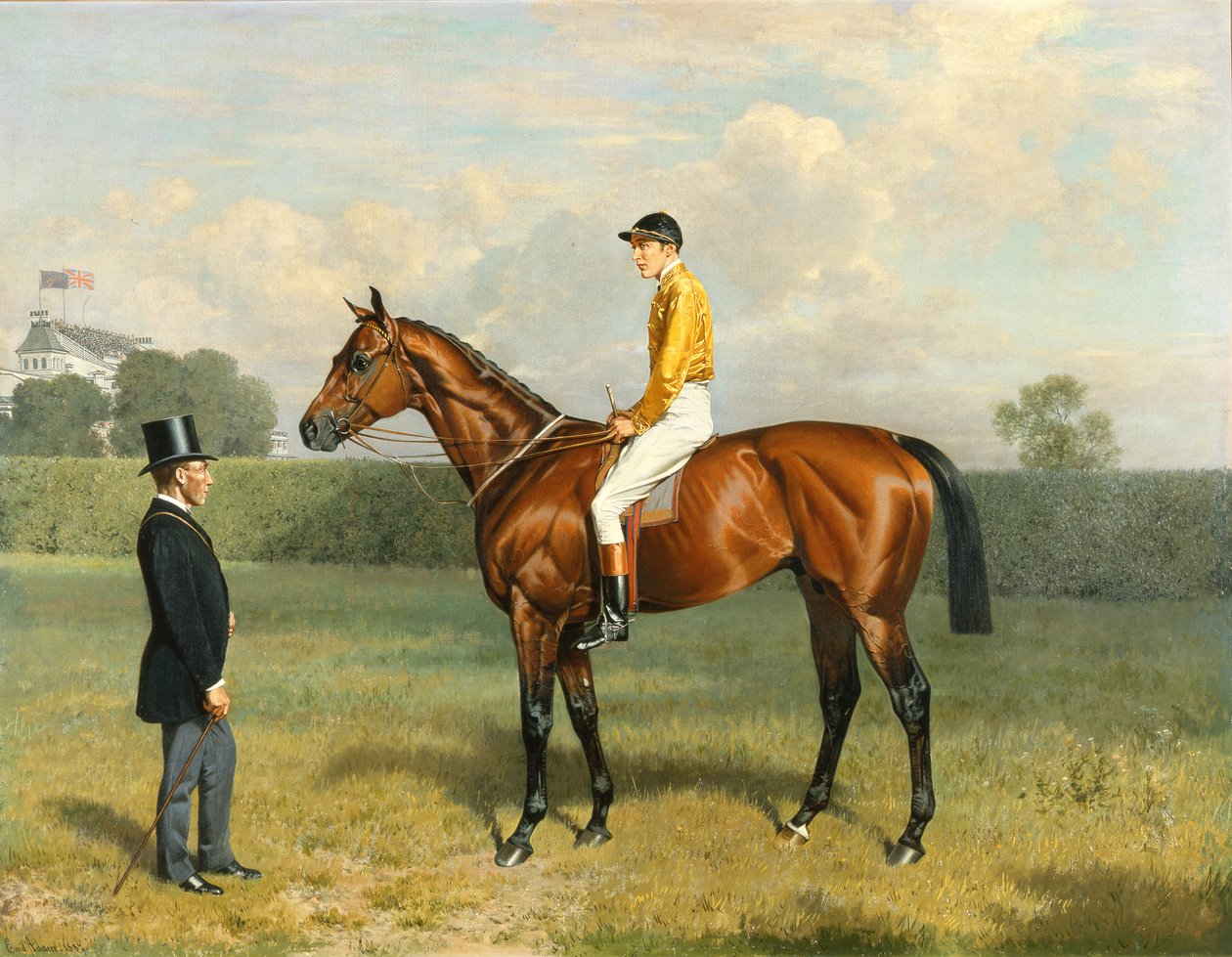 &39;Ormonde&39;，1886年德比的获胜者，1886年（详见188205） 作者 埃米尔·亚当