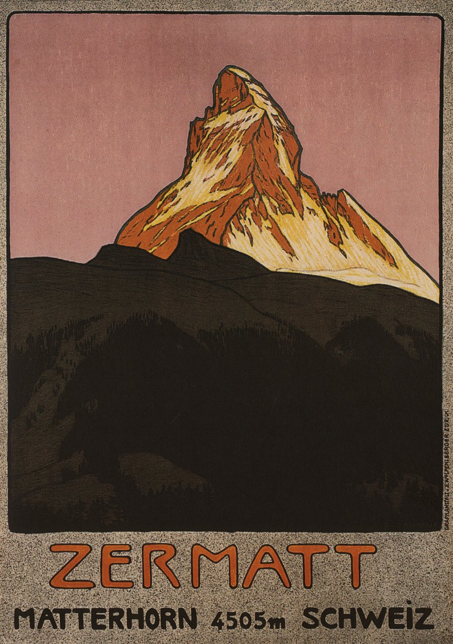 策马特（1908） 作者 埃米尔·卡迪诺（Emil Cardinaux）