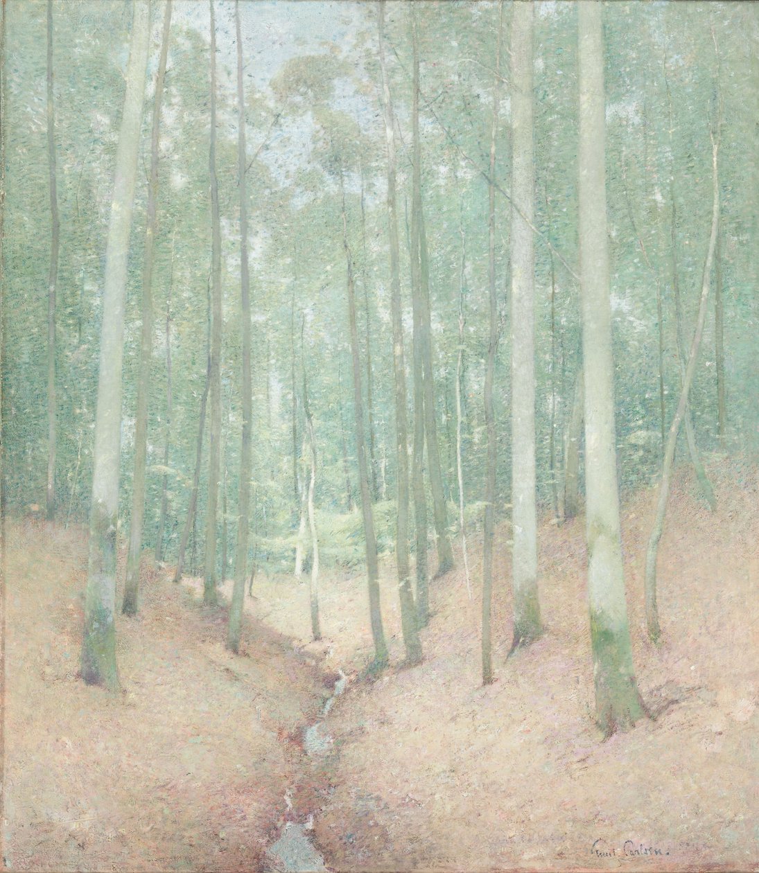 木质内饰，约1910年 作者 埃米尔·卡尔森