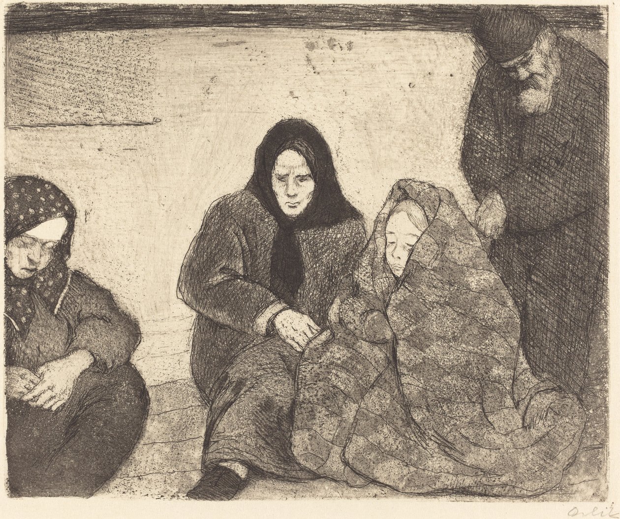 移居者 作者 埃米尔·奥尔里克（Emil Orlik）