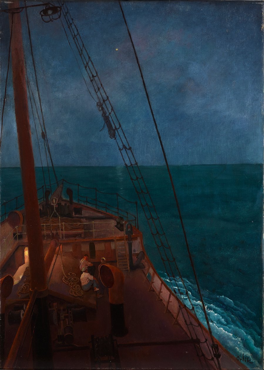 地中海夜航 作者 埃米尔·奥尔里克（Emil Orlik）