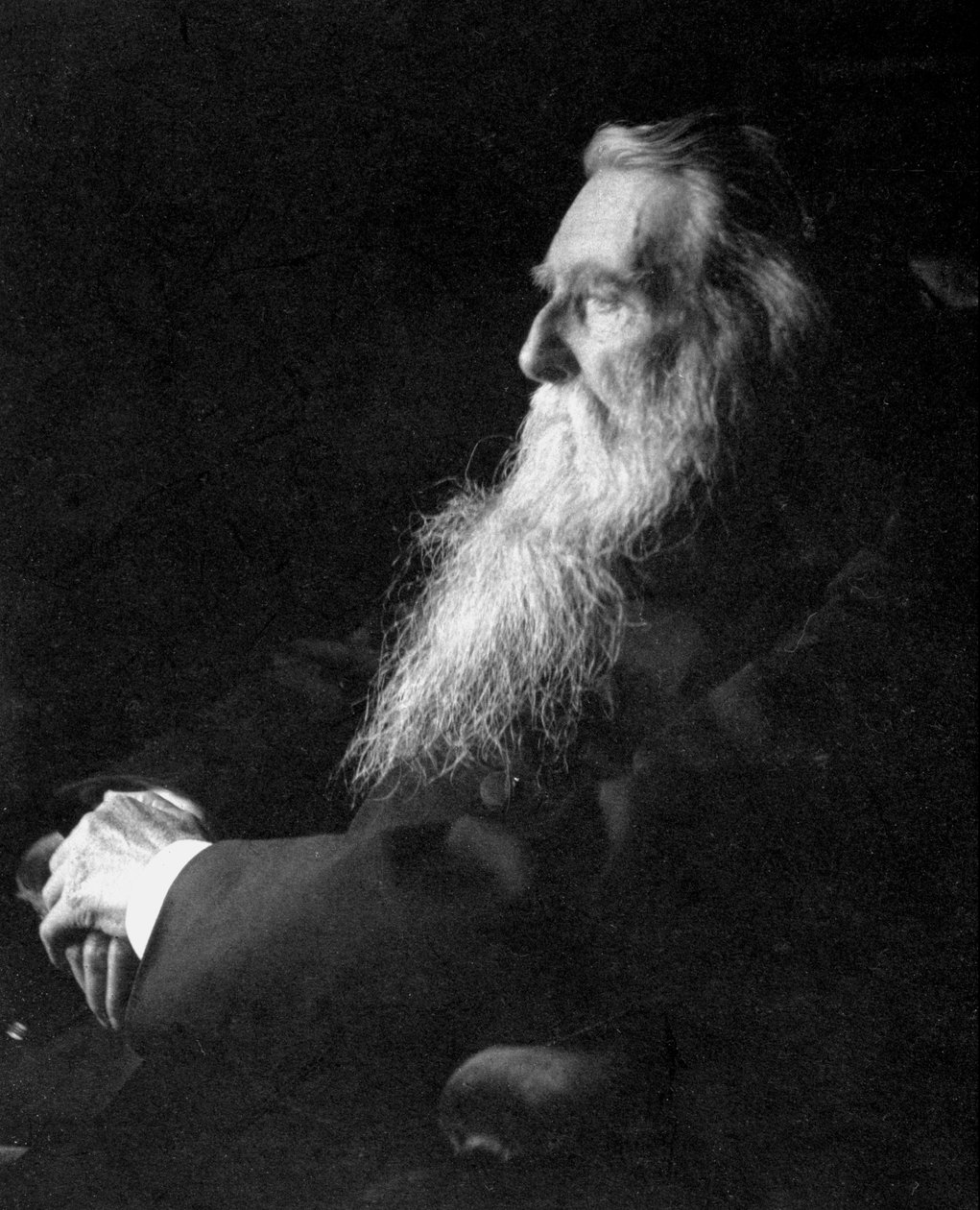 约翰-罗斯金，英国艺术家、诗人和评论家，约1897年 作者 埃米尔·奥托·霍普