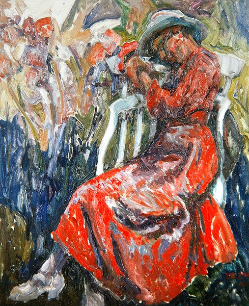 一位女士的画像 作者 埃米尔·佐尔（Emil Zoir）