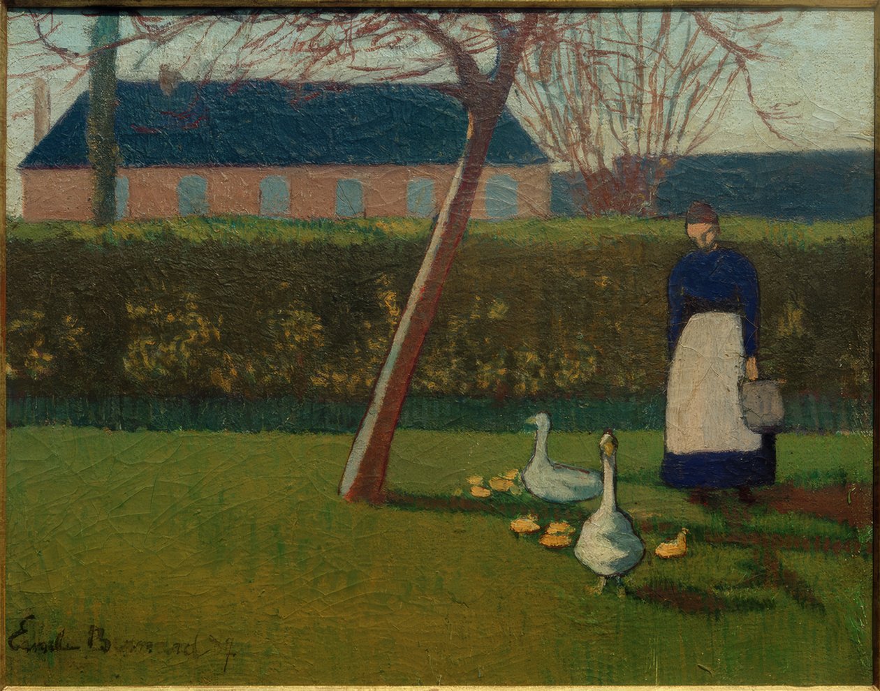 鹅的女人 作者 埃米尔·伯纳德（Emile Bernard）