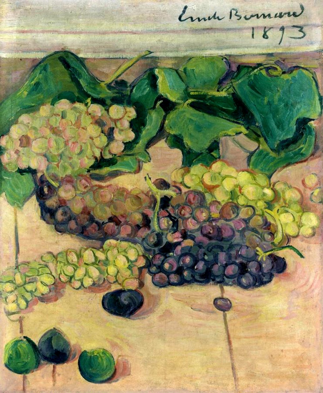 葡萄，1893年 作者 埃米尔·伯纳德（Emile Bernard）