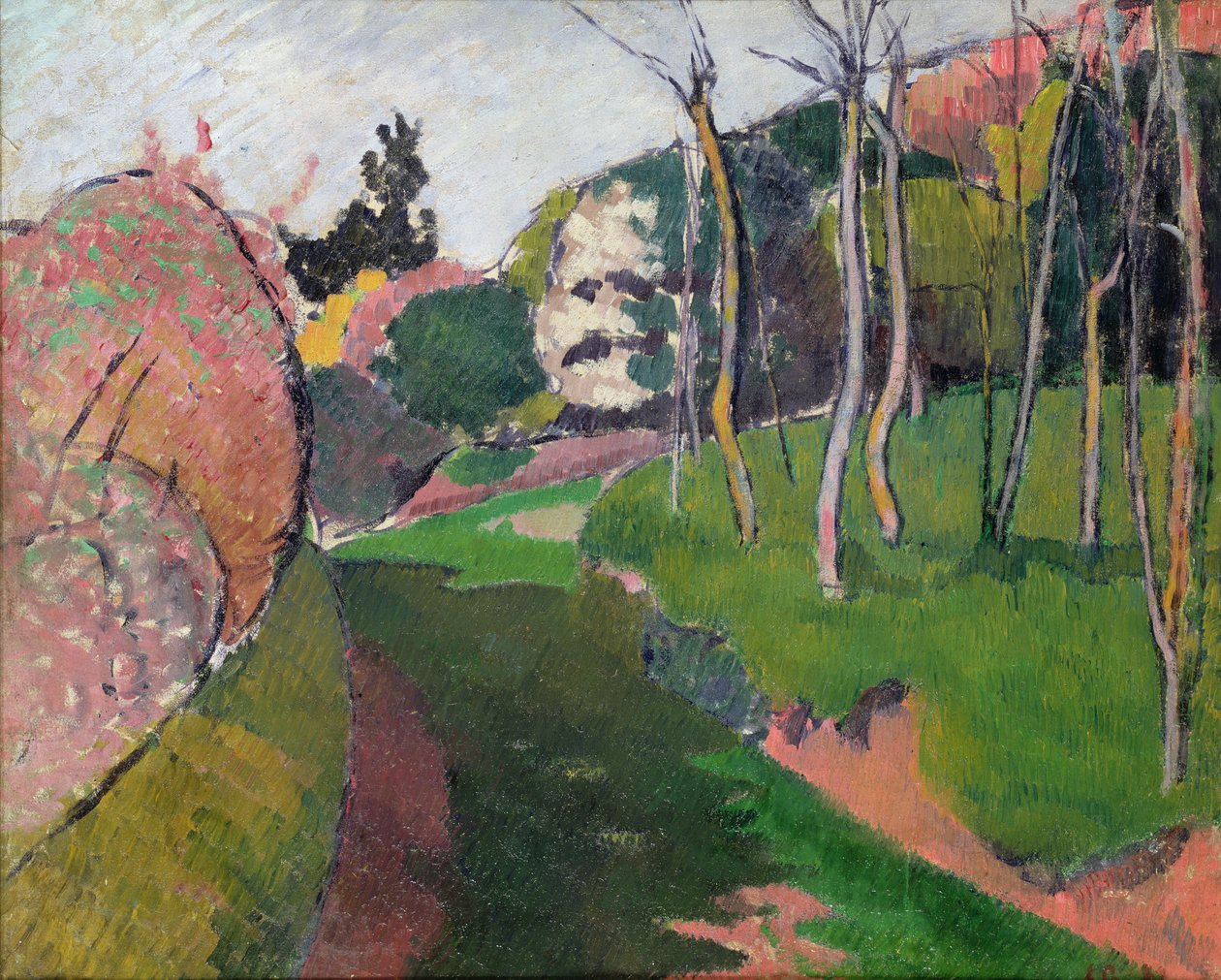 景观，1889年 作者 埃米尔·伯纳德（Emile Bernard）