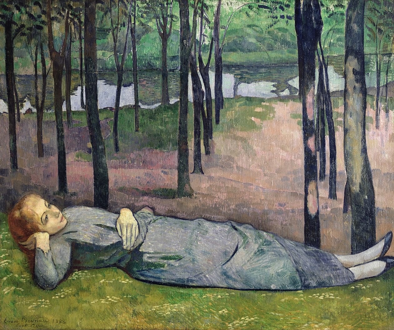 玛德琳在1888年的Bois d&39;Amour 作者 埃米尔·伯纳德（Emile Bernard）