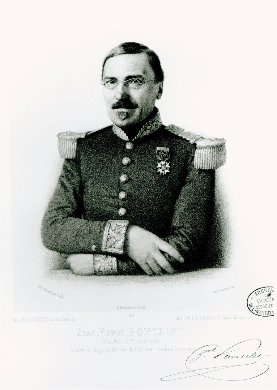 Jean-Victor Poncelet（1788-1867） 作者 埃米尔·德斯麦森斯