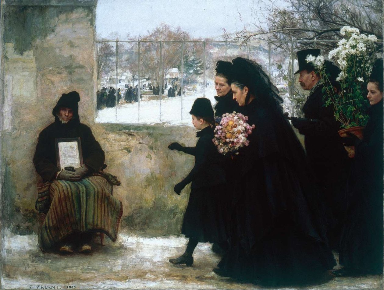 ToussaintnEnglish：All Saints Dayn：n 作者 埃米尔·弗里安特（Emile Friant）