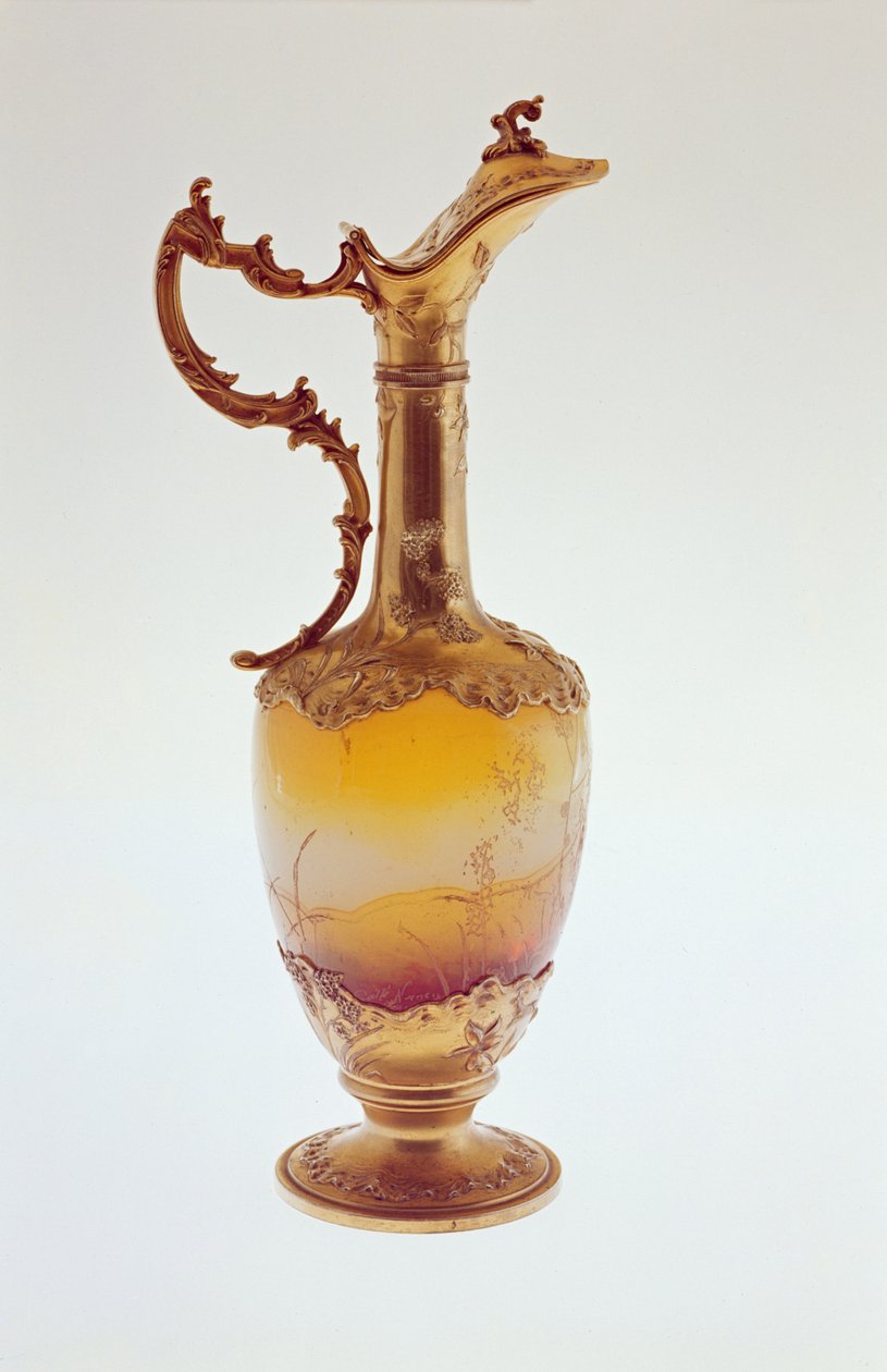 大口径，安装在银色镀金，南希，1870年 作者 埃米尔·加勒（Emile Galle）