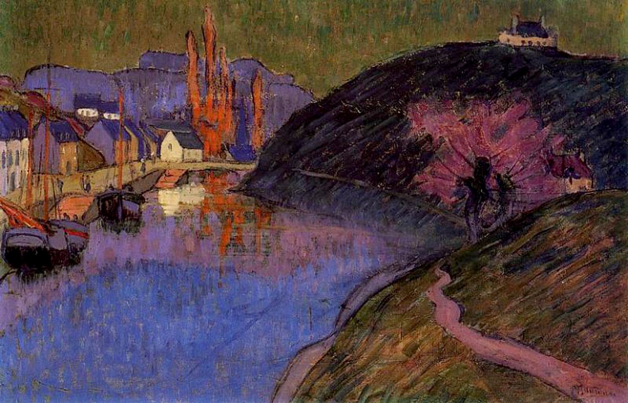 Pont-Aven港，布列塔尼，1891年 作者 