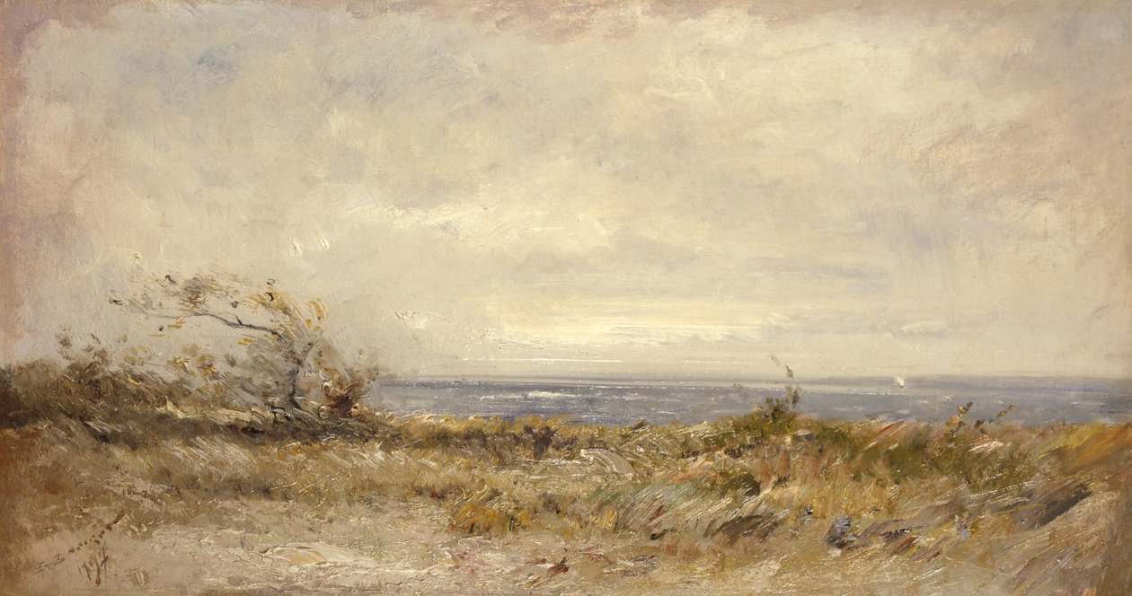 布列塔尼景观，1897年 作者 埃米尔·诺洛特（Emile Noirot）