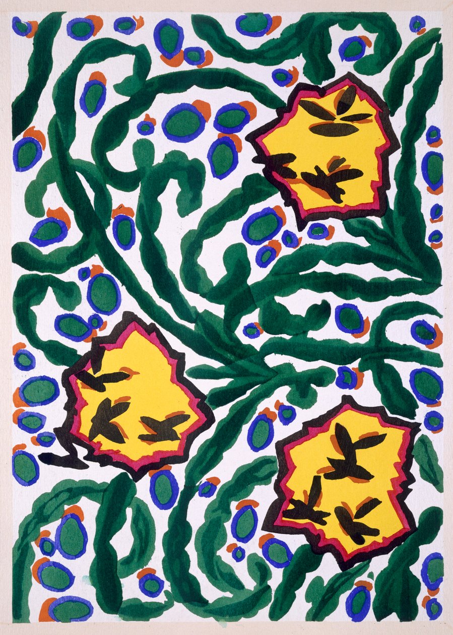 弗洛拉尔，《新素描和色彩》，约 1925 年（彩色石版画） 作者 埃米尔·阿兰·塞盖