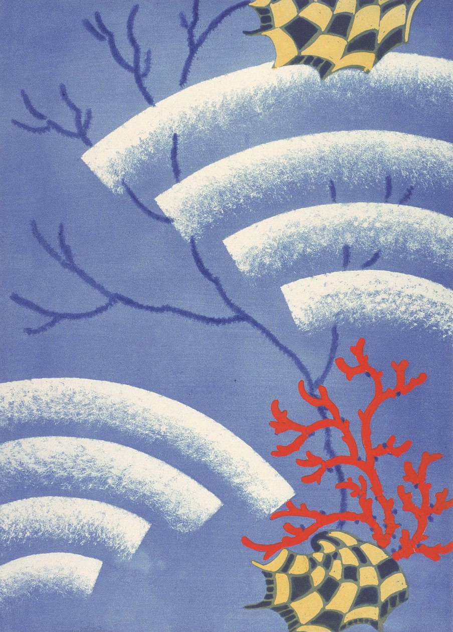 1 号板，来自“Prismes”，1931 年之后（彩色平版印刷） 作者 埃米尔·阿兰·塞盖