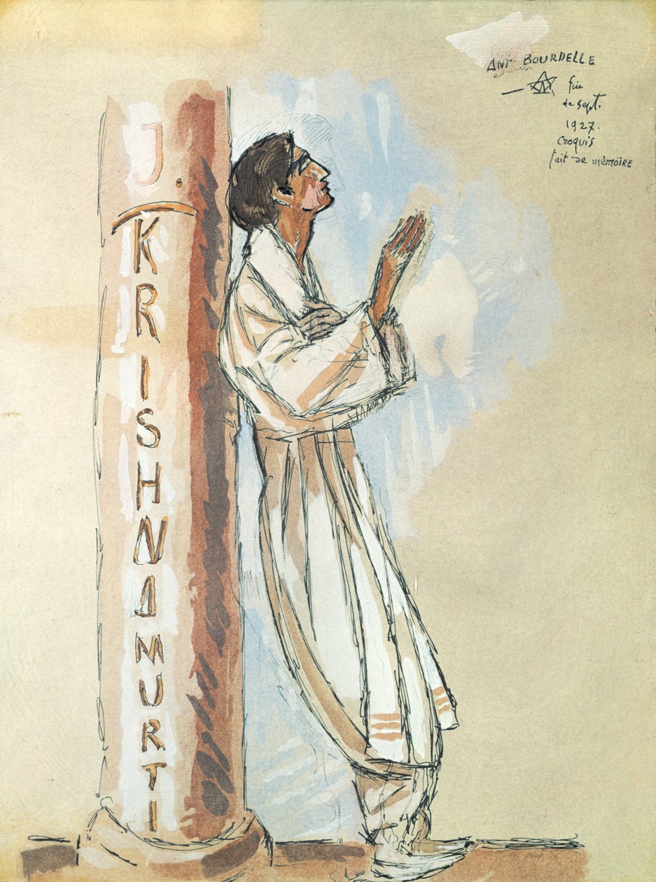 克里希那穆提，1927年 作者 埃米尔·安托万·鲍德尔