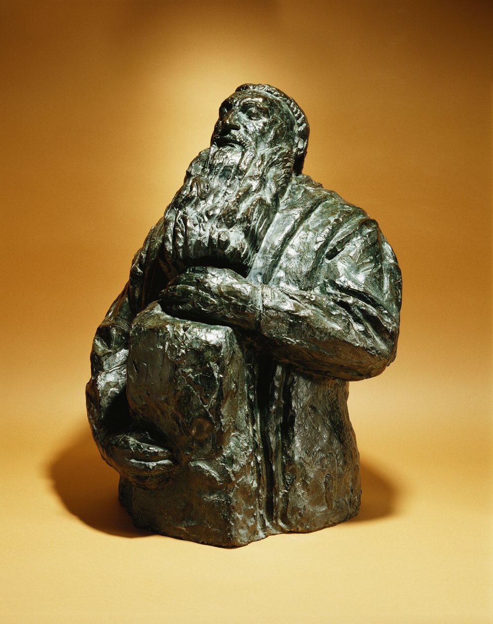 罗丹回头； Rodin Penche en Arriere，1909年 作者 埃米尔·安托万·鲍德尔