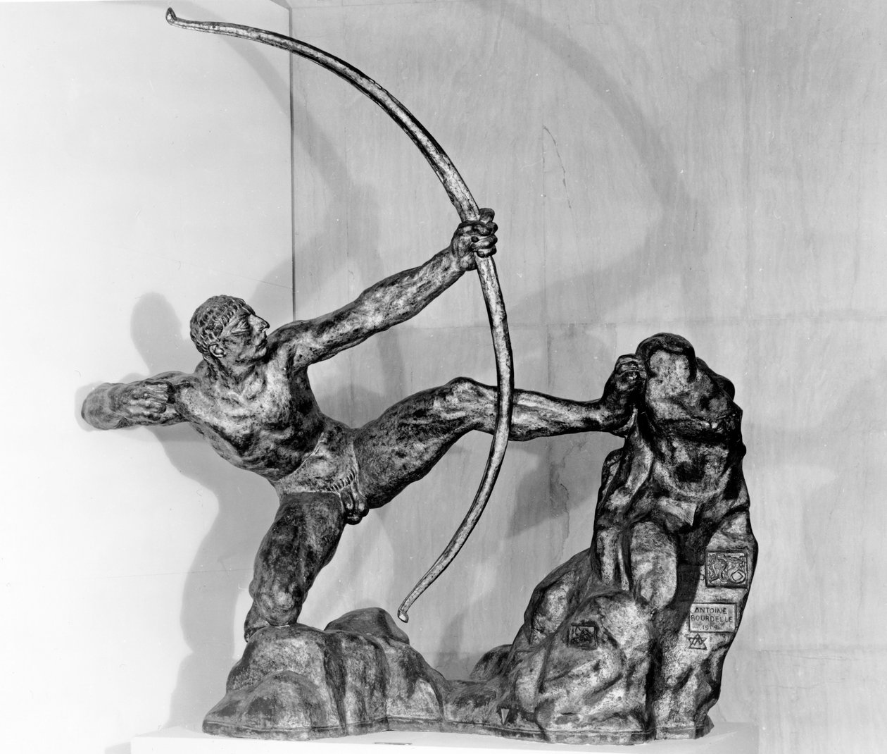 赫拉克勒斯射手座，1909年（铜牌） 作者 埃米尔·安托万·鲍德尔