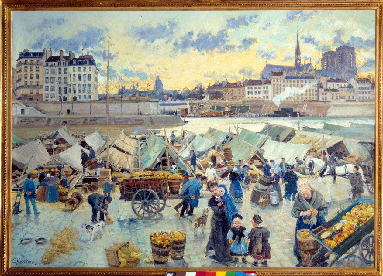 Le marche aux pommes quai de l