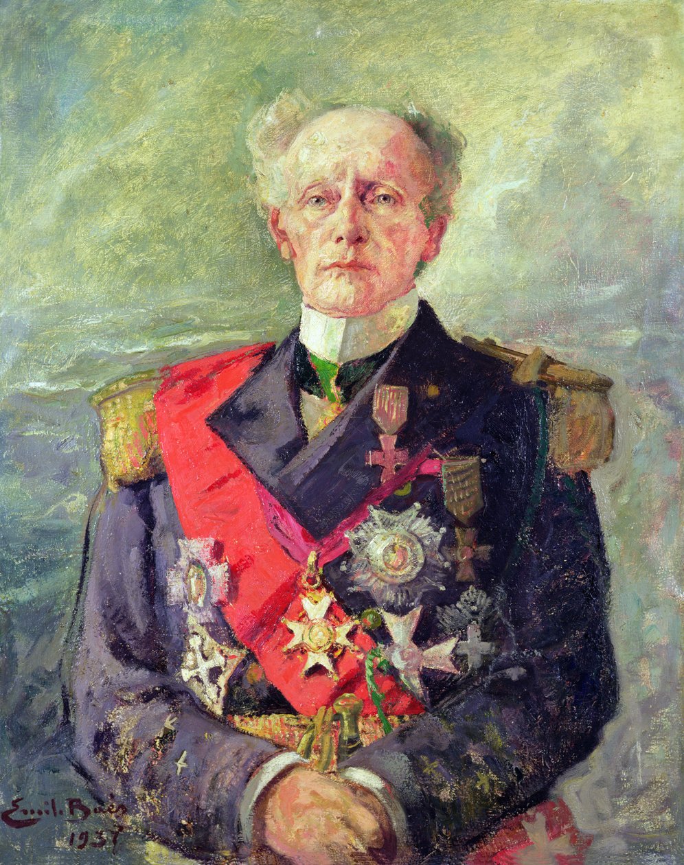 埃米尔-保罗-盖普拉特（1856 - 1939），海军中将 作者 埃米尔·贝斯