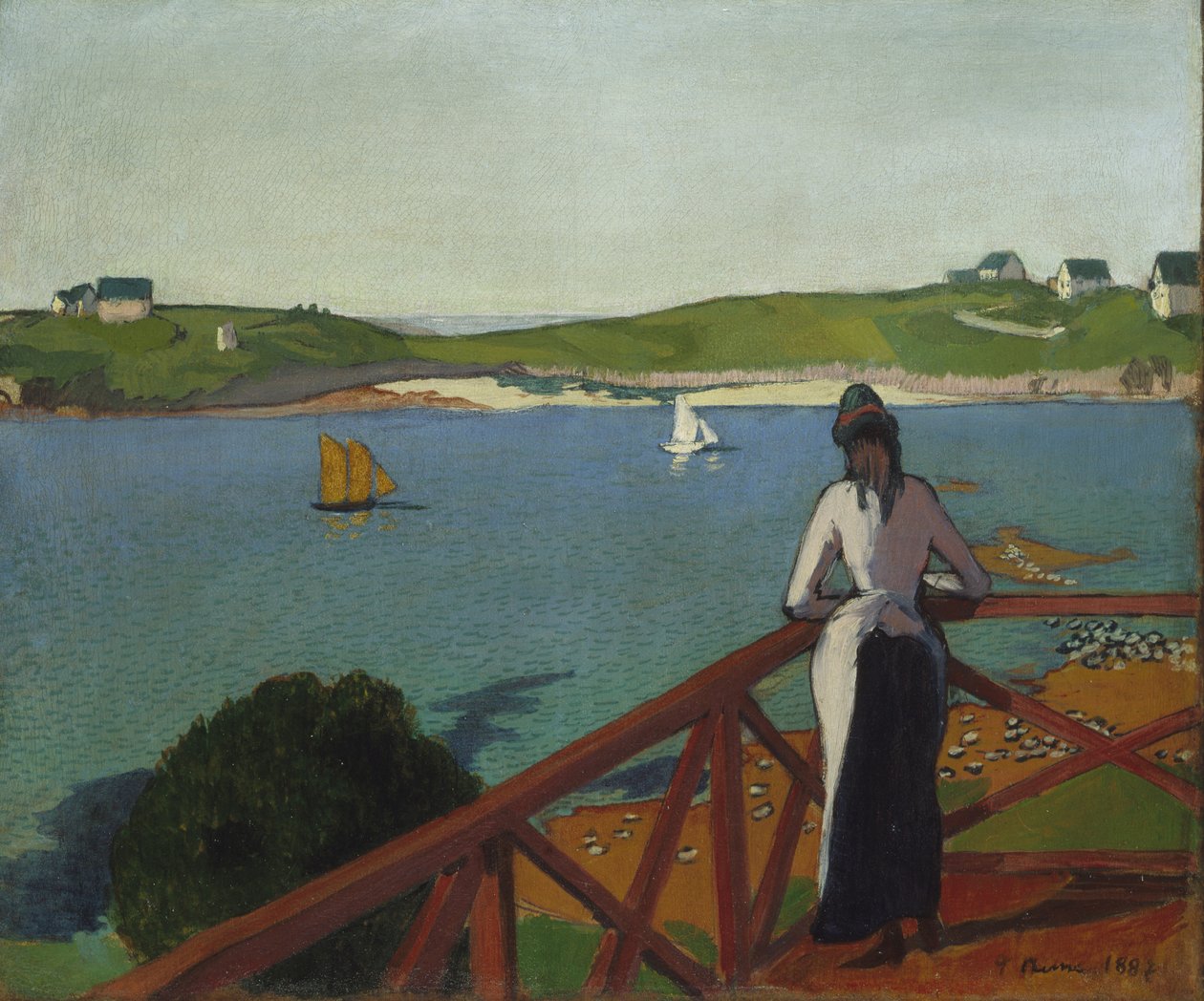 1887年，圣布里亚克下午 作者 埃米尔·伯纳德（Emile Bernard）
