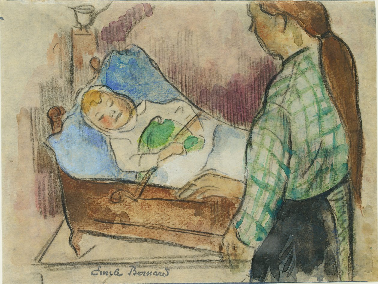 上床时间 作者 埃米尔·伯纳德（Emile Bernard）