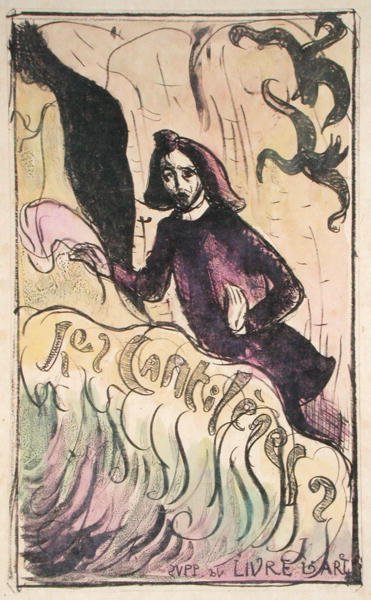 《Les Cantilenes》的封面插图 作者 埃米尔·伯纳德（Emile Bernard）