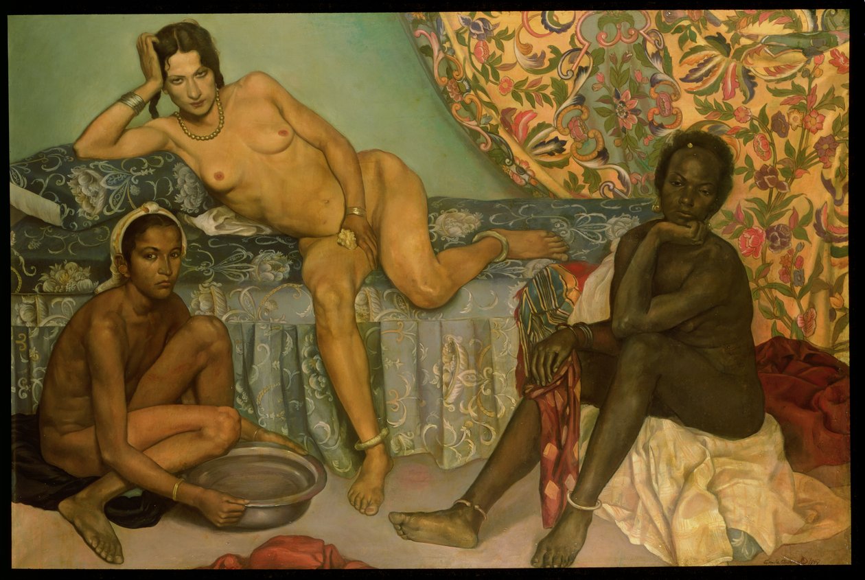 闺房 作者 埃米尔·伯纳德（Emile Bernard）