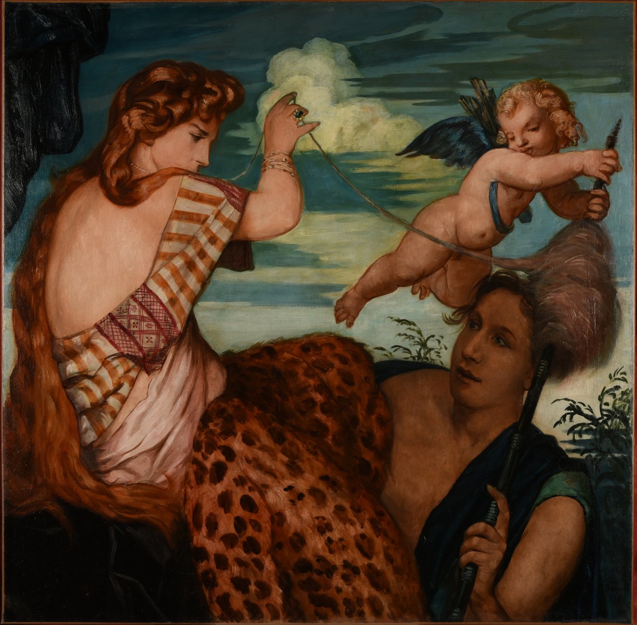 赫拉克勒斯与奥姆法尔 作者 埃米尔·伯纳德（Emile Bernard）