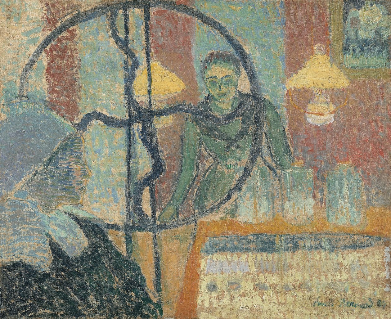 在蓬艾文商店内 作者 埃米尔·伯纳德（Emile Bernard）