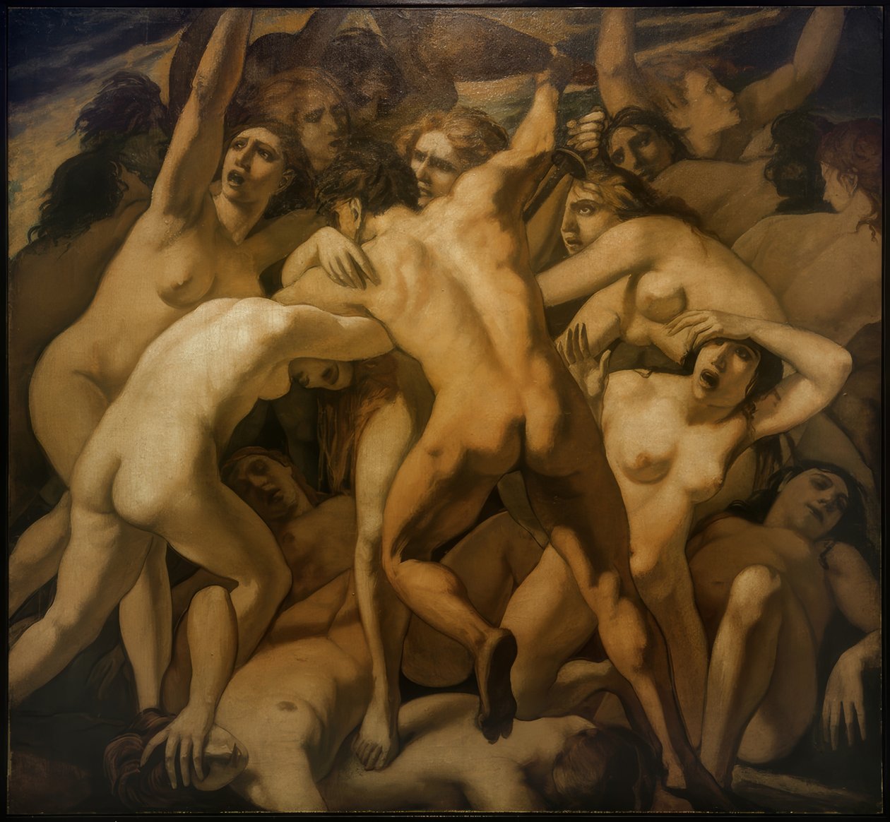 男人与女人的斗争 作者 埃米尔·伯纳德（Emile Bernard）