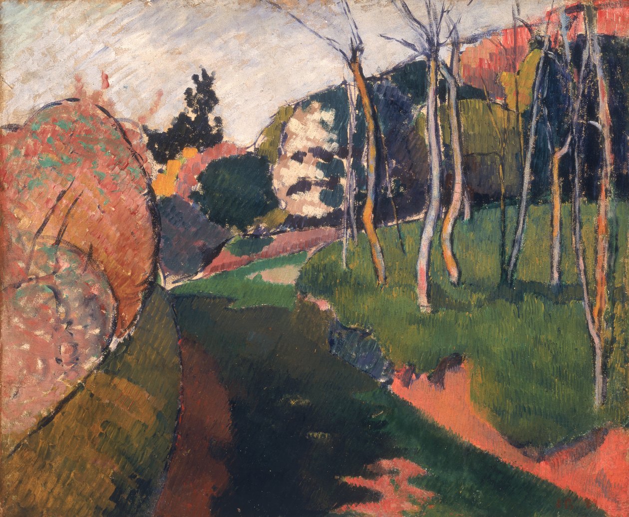 风景，圣布里亚克 作者 埃米尔·伯纳德（Emile Bernard）
