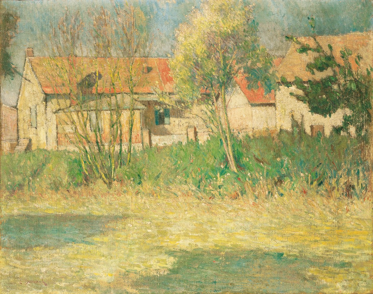 风景，c.1905-07 作者 埃米尔·伯纳德（Emile Bernard）