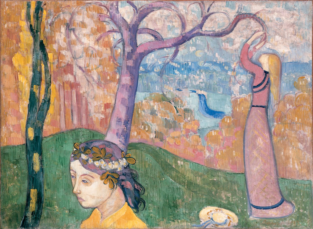 Madeleine au Bois d“爱慕，1892年 作者 埃米尔·伯纳德（Emile Bernard）