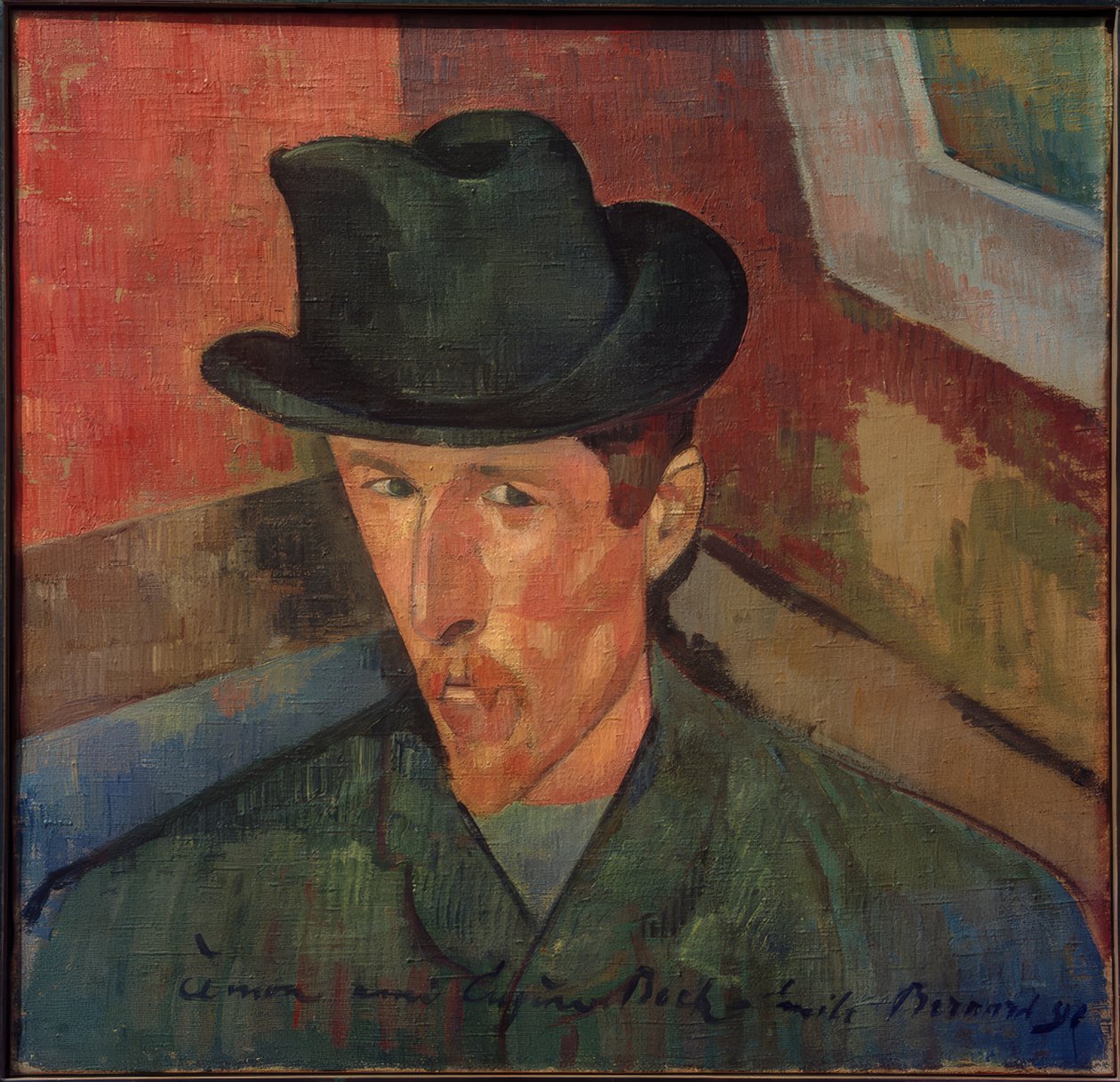 EugèneBoch肖像 作者 埃米尔·伯纳德（Emile Bernard）