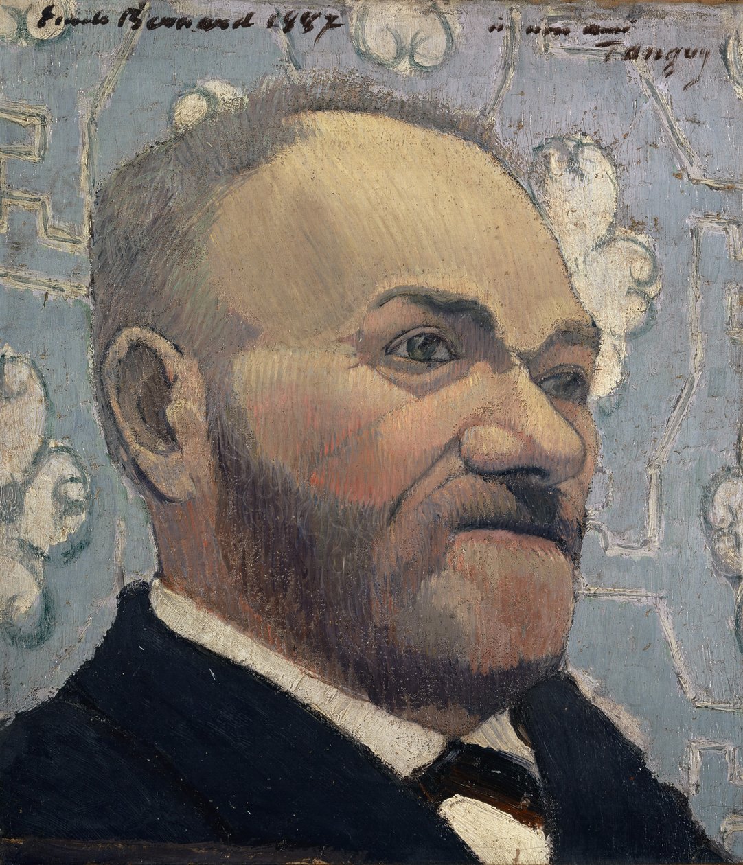 父亲Tanguy的肖像，1887年 作者 埃米尔·伯纳德（Emile Bernard）