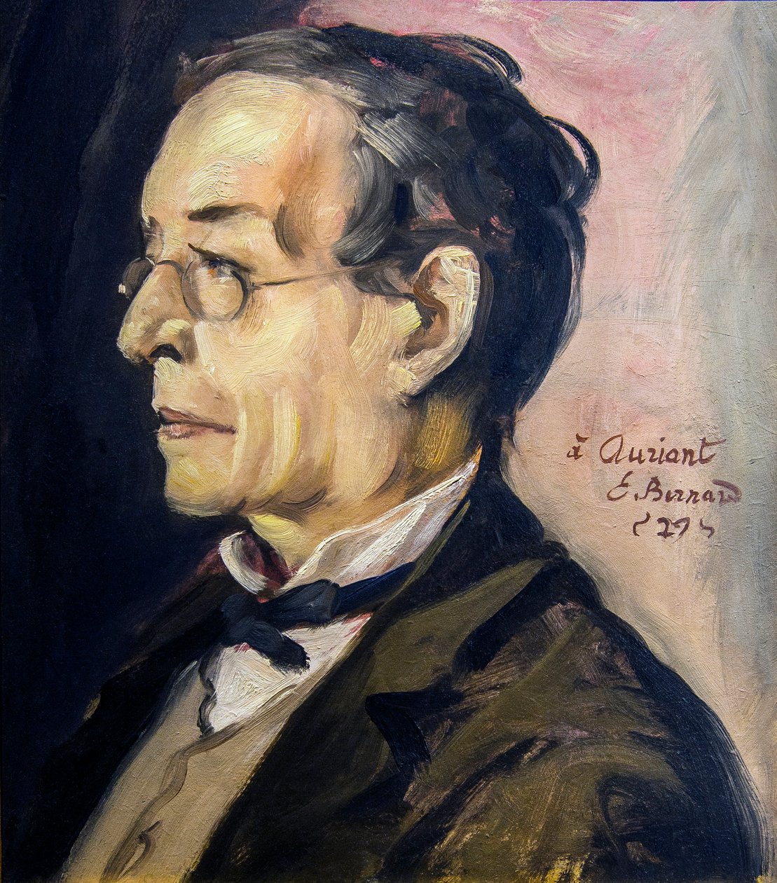 Paul Leautaud (1872-1956) 作家和专栏作家的肖像。 埃米尔·伯纳德 (Emile BERNARD) (1868-1941) 的绘画 - 纸板油彩 H：48 厘米； L：41 厘米 - 卡尔维博物馆，阿维尼翁 作者 埃米尔·伯纳德（Emile Bernard）